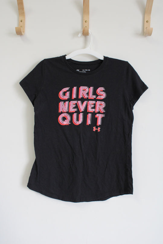 Under Armour Loose Fit Girls Never Quit Tee | Youth XL (16/18)