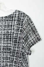 Apt. 9 Flared Black and White Short Sleeve Dress | XXL