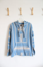 Original Senor Lopez Blue Striped Hoodie | M
