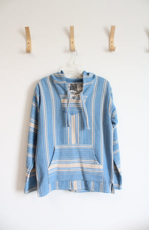 Original Senor Lopez Blue Striped Hoodie | M