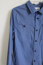 NEW Sonoma Blue Button Down Shirt | Youth XL (16/18)