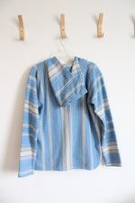 Original Senor Lopez Blue Striped Hoodie | M