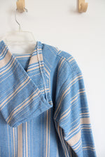 Original Senor Lopez Blue Striped Hoodie | M