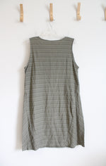 Liz Claiborne Green Criss-Cross Neck Sleeveless Dress | XL