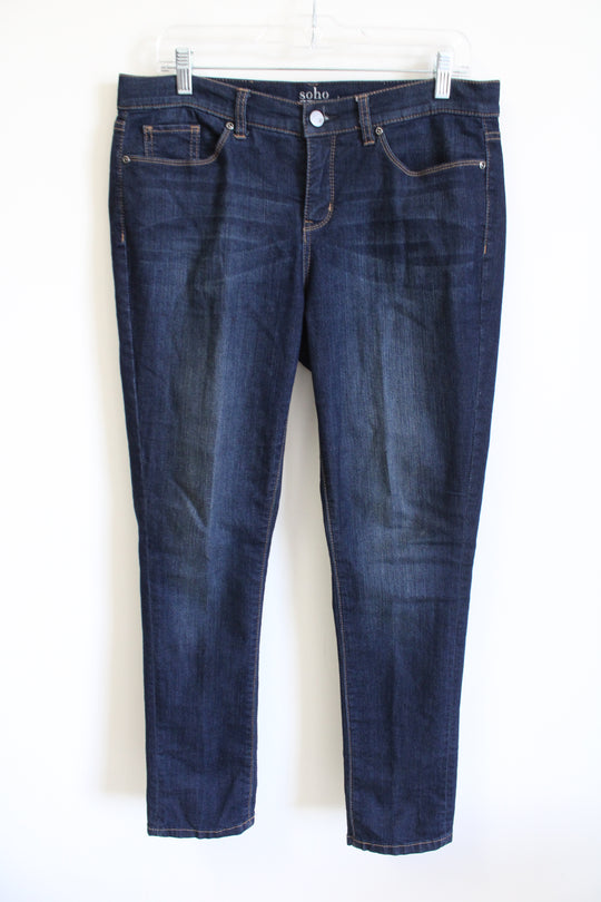 Soho New York & Company Skinny Dark Wash Skinny Jeans | 12 Petite