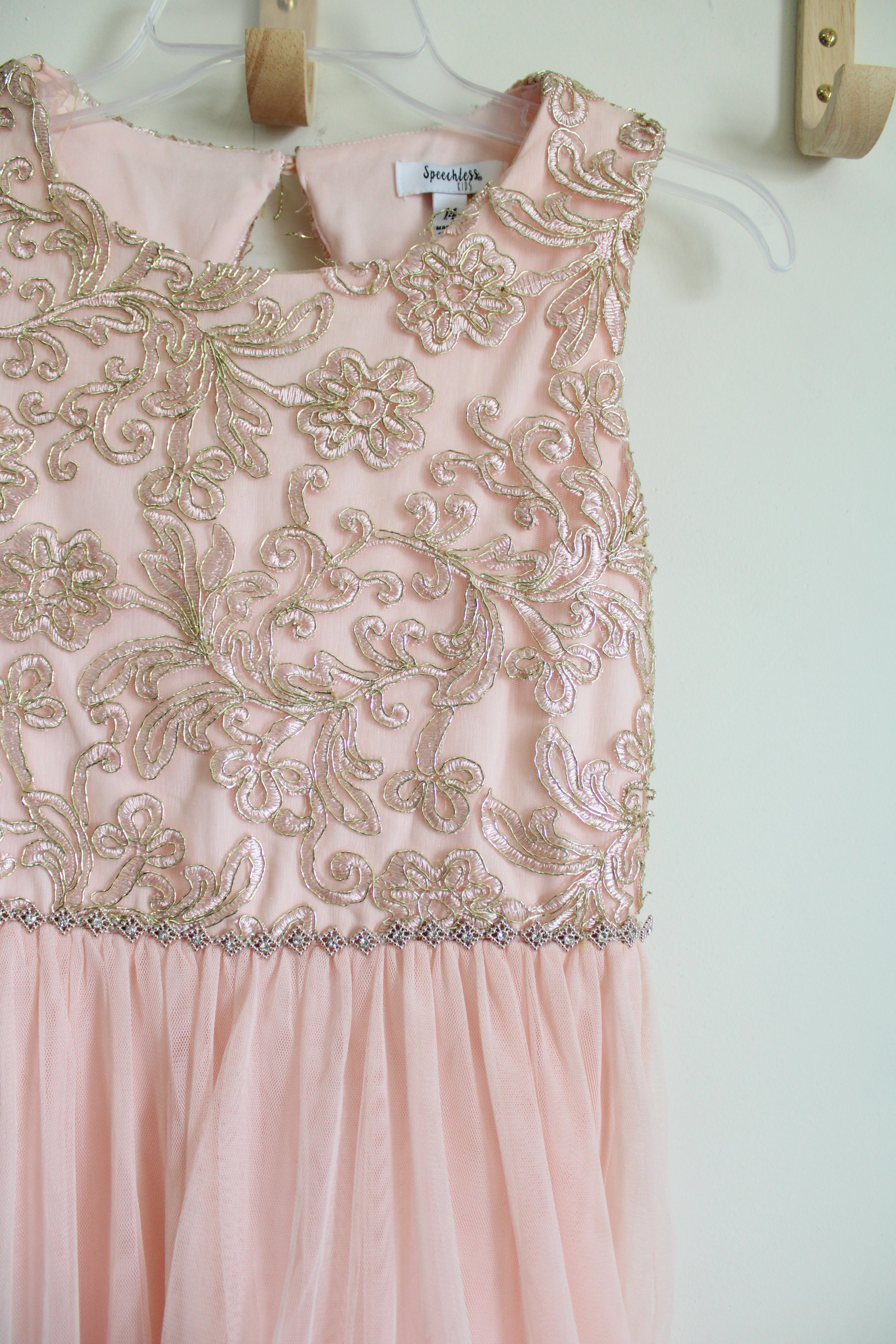 Speechless Kids Light Pink Tulle High-Low Dress | 14 Jubilee Thrift Speechless Kids Light Pink Tulle High-Low Dress | 14 Jubilee Thrift