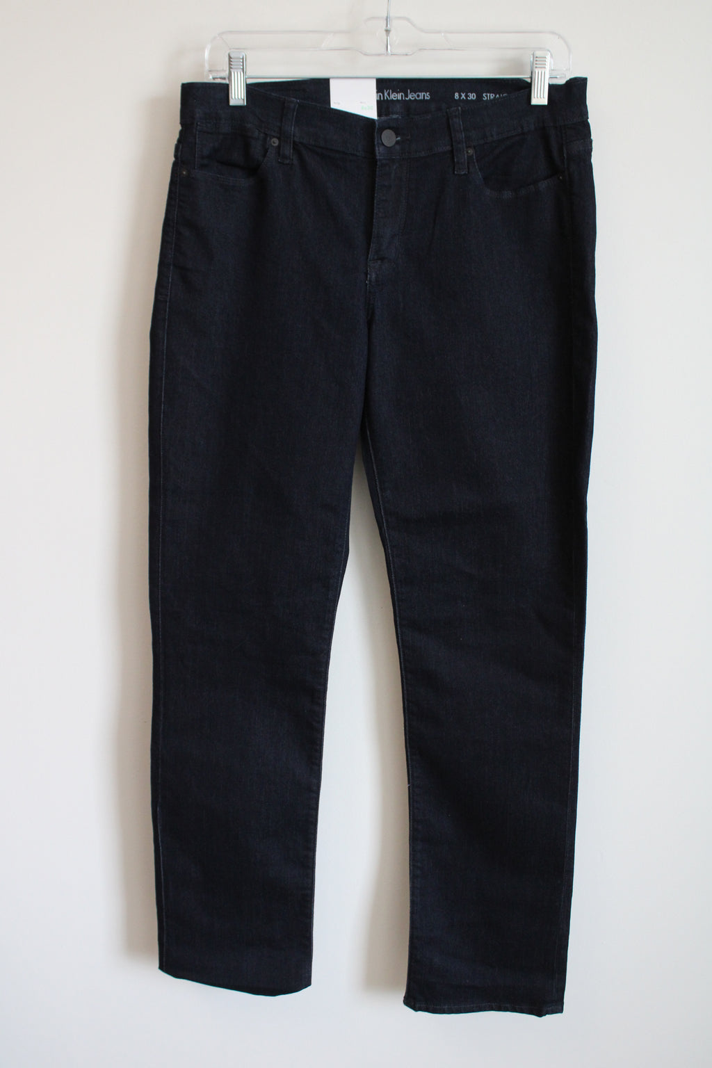 NEW Calvin Klein Dark Wash Straight Leg Jeans | 8