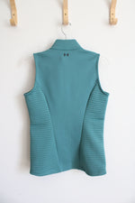 Under Armour ColdGear Fitted Teal Vest | XS