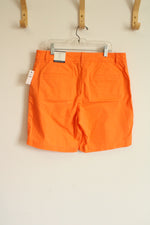 NEW Talbots Weekend 7" Twill Orange short | 8