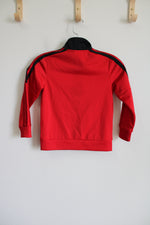 Adidas Red & Black Track Jacket | 5