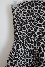 Express Cheetah Print Knit Strapless Mini Dress |  XS