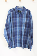 Quiksilver Salt Water Denim Blue Woven Shirt | L