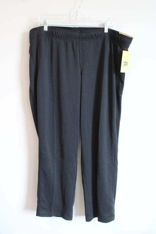 NEW All In Motion Straight Fit Black Athletic Pants | XXL