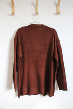 NEW Jason Maxwell Brown Cardigan | L