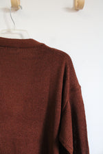 NEW Jason Maxwell Brown Cardigan | L