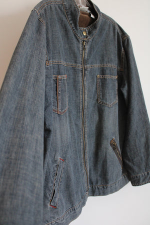Chico's Design Lightweight Denim Jacket | 3 (XL/16)