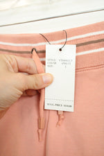 NEW Vertigo Paris Apricot Cropped Sweatpants | L