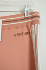 NEW Vertigo Paris Apricot Cropped Sweatpants | L