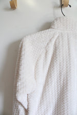 Columbia Cream Fleece Full Zip Jacket | M