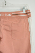 NEW Vertigo Paris Apricot Cropped Sweatpants | L