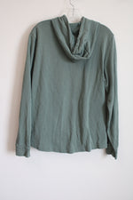 Under Armour Loose Fit Green Logo Hoodie | L