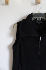Calvin Klein Quick Dry Black Fleece Vest | M