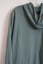 Under Armour Loose Fit Green Logo Hoodie | L