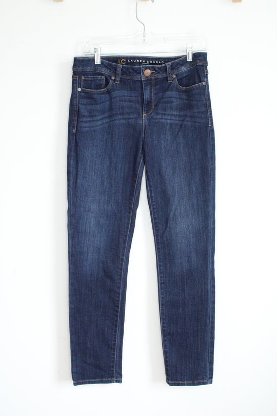 Lauren Conrad Dark Wash Skinny Jeans | 8