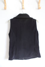 Calvin Klein Quick Dry Black Fleece Vest | M