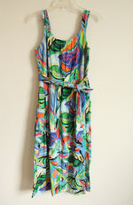 NEW Nic & Zoe Tropical Print Cotton Dress | M