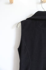 Calvin Klein Quick Dry Black Fleece Vest | M