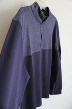 NEW FJ Navy Iron Valley Golf Club 1/4 Zip Sweatshirt | XL