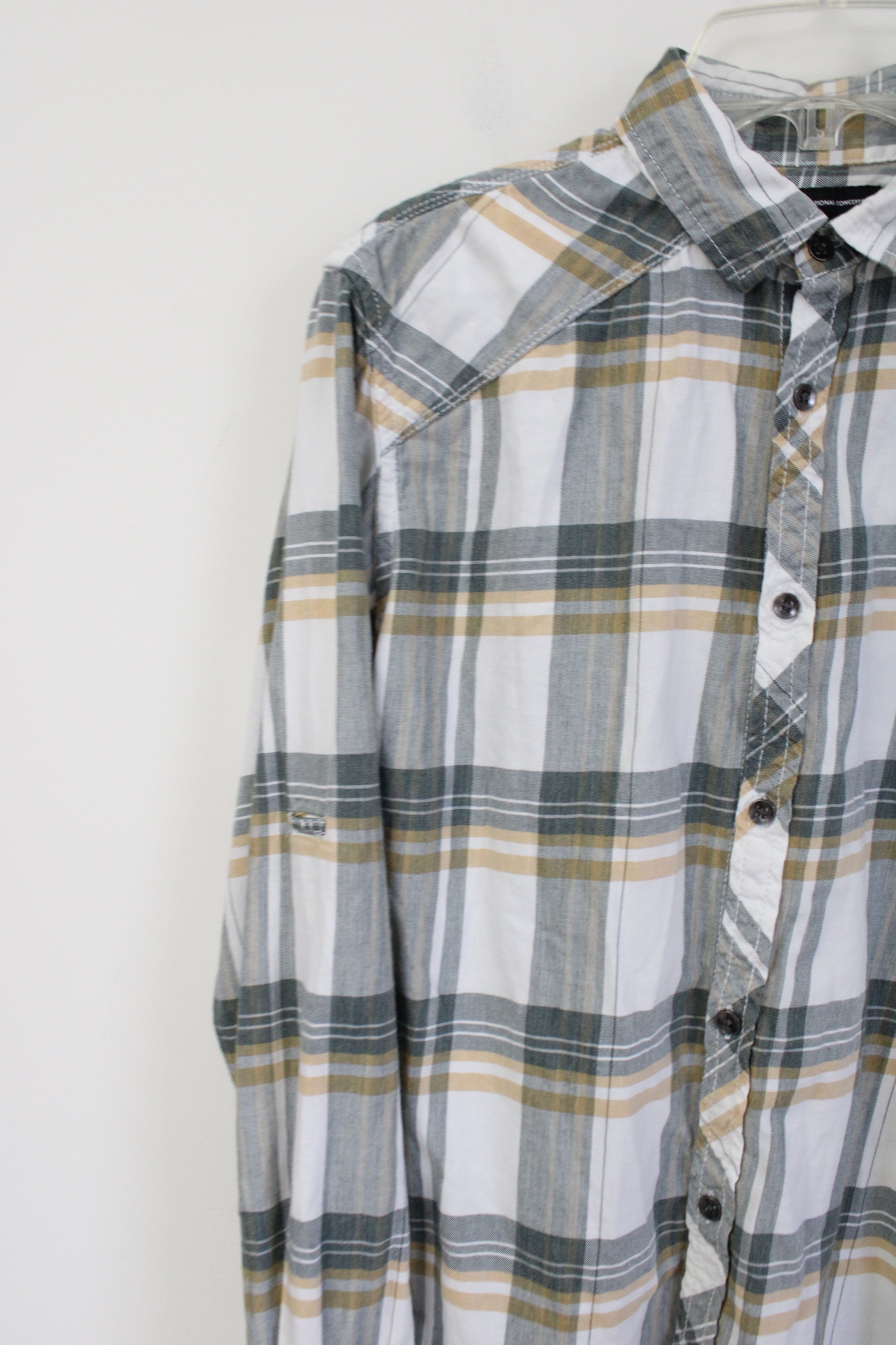 international concepts dress shirts I.N.C. International Concepts Men's Satin Button Down Shirt Deep Black Bristol Apparel Co