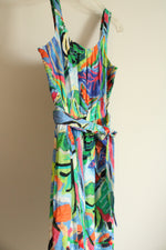 NEW Nic & Zoe Tropical Print Cotton Dress | M