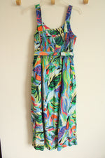 NEW Nic & Zoe Tropical Print Cotton Dress | M