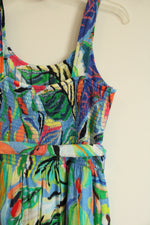 NEW Nic & Zoe Tropical Print Cotton Dress | M