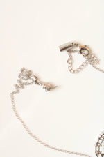 Danbury Mint Sterling Hope Diamond Replica Pendant Necklace