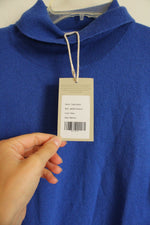 NEW Cashmeren Wool Cobalt Blue Turtleneck Sweater | M