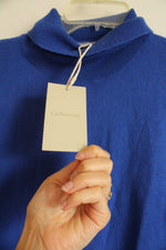 NEW Cashmeren Wool Cobalt Blue Turtleneck Sweater | M