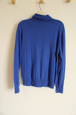 NEW Cashmeren Wool Cobalt Blue Turtleneck Sweater | M