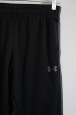 Under Armour Black Gray Fleece Lined Pants | Youth L (14/16)
