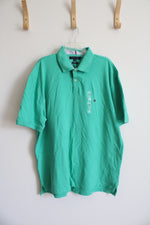 NEW Tommy Hilfiger Regular Fit Stretch Seafoam Green Polo Shirt | XXL