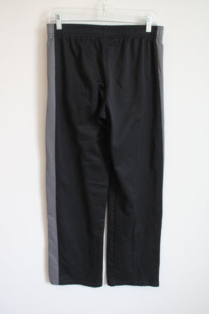 Under Armour Black Gray Fleece Lined Pants | Youth L (14/16)