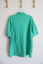 NEW Tommy Hilfiger Regular Fit Stretch Seafoam Green Polo Shirt | XXL