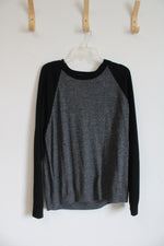 Banana Republic Gray and Black Pullover | XL