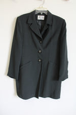 Le Suit Green Blazer Long Jacket | 14 Petite
