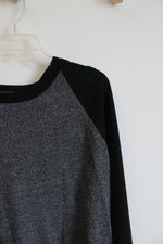 Banana Republic Gray and Black Pullover | XL