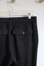 Democracy Charcoal Gray Plaid Trouser Pants | 10
