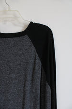 Banana Republic Gray and Black Pullover | XL