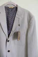 NEW Haggar Light Purple Gingham Blazer | 42 Regular